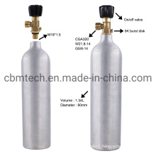 2L 3L 5L 8L Small Size CO2 Gas Cylinder for Beverage /Aruqrium